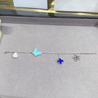 [LUXE JEWELRY]LUCKY SPRING SILVER BRACELET 4 MOTIF