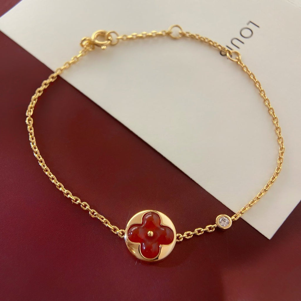 [LUXE JEWELRY]SUN PEDANT CARNELIAN BRACELET