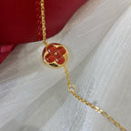 [LUXE JEWELRY]SUN PEDANT CARNELIAN BRACELET