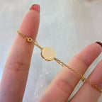 [LUXE JEWELRY]SUN PEDANT CARNELIAN BRACELET