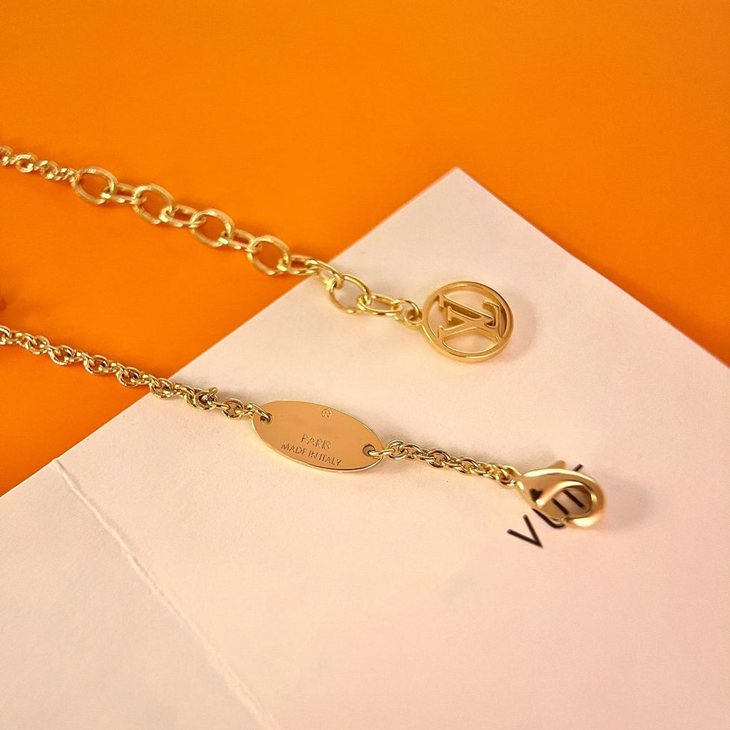[LUXE JEWELRY]LOGO STAR MOTIF GOLD BRACELET