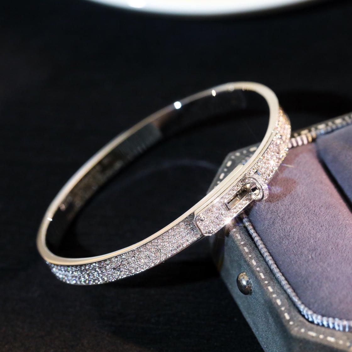 [LUXE JEWELRY]KELLY BRACELET DIAMOND PAVED