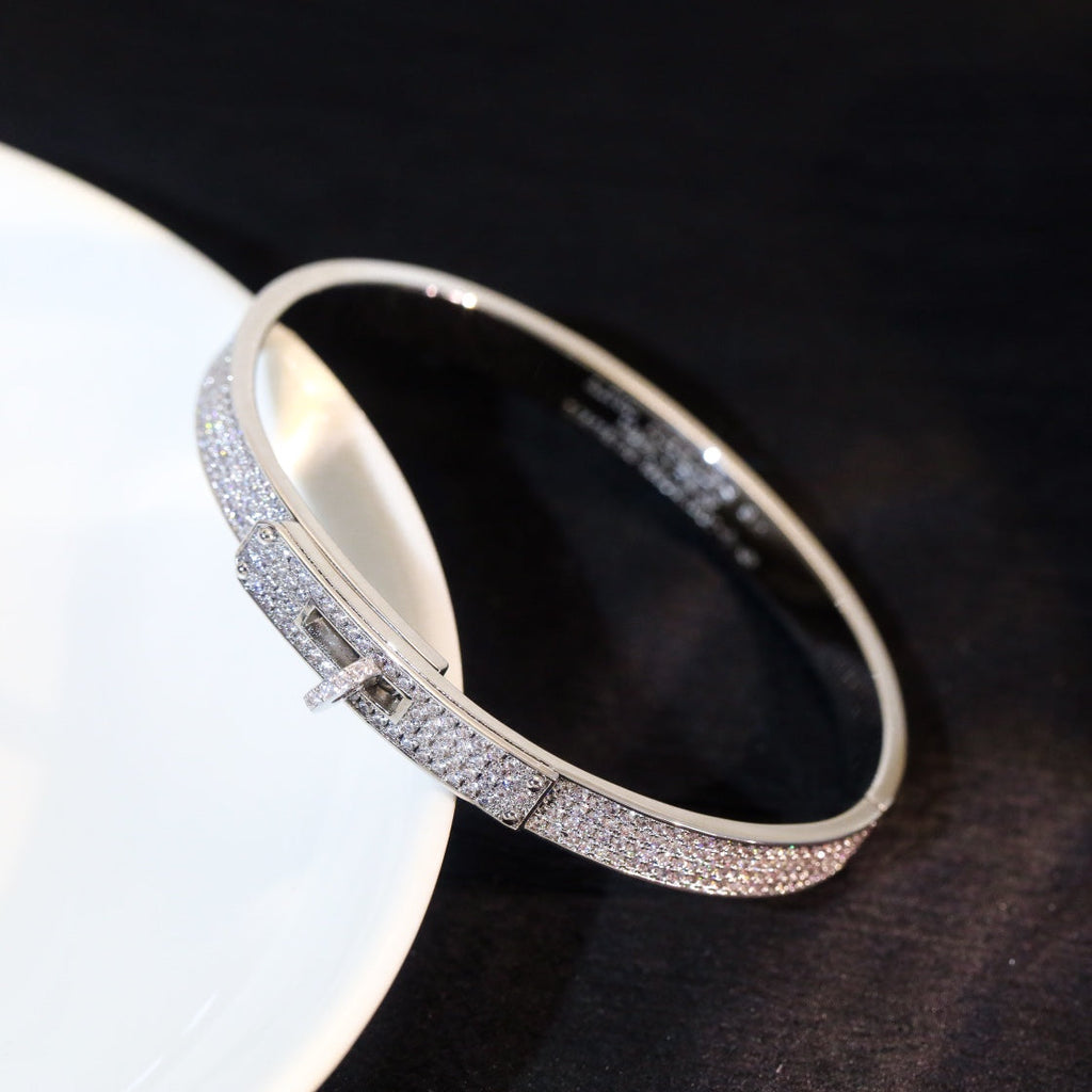 [LUXE JEWELRY]KELLY BRACELET DIAMOND PAVED