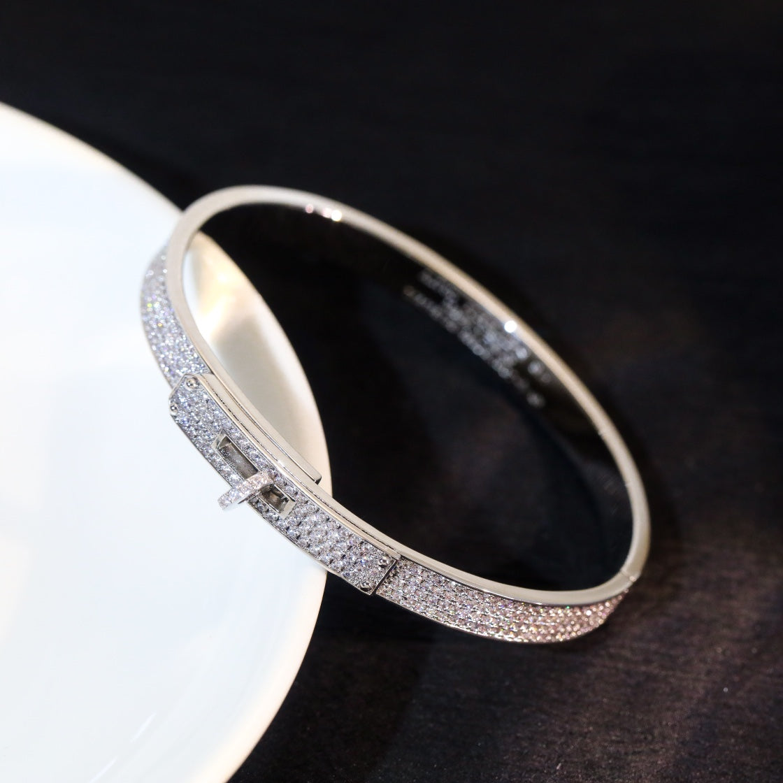 [LUXE JEWELRY]KELLY BRACELET DIAMOND PAVED