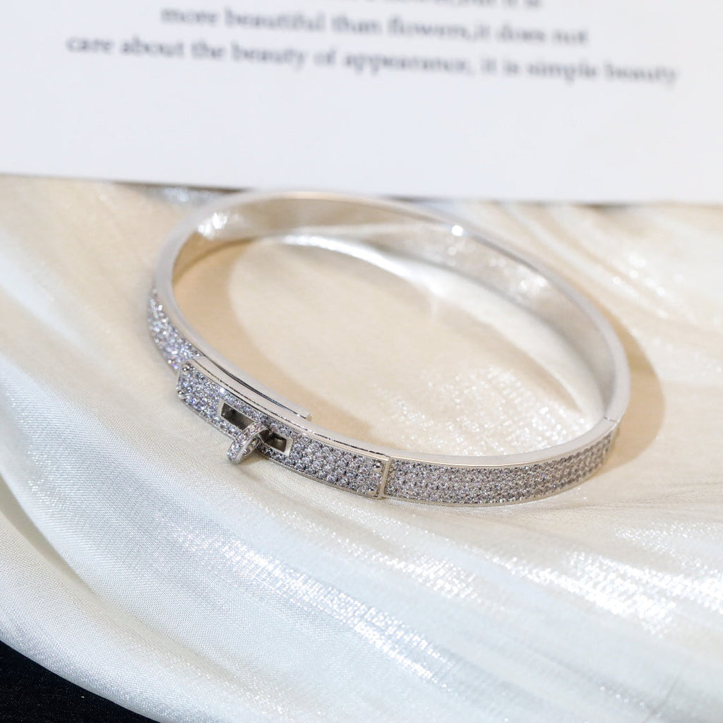 [LUXE JEWELRY]KELLY BRACELET DIAMOND PAVED