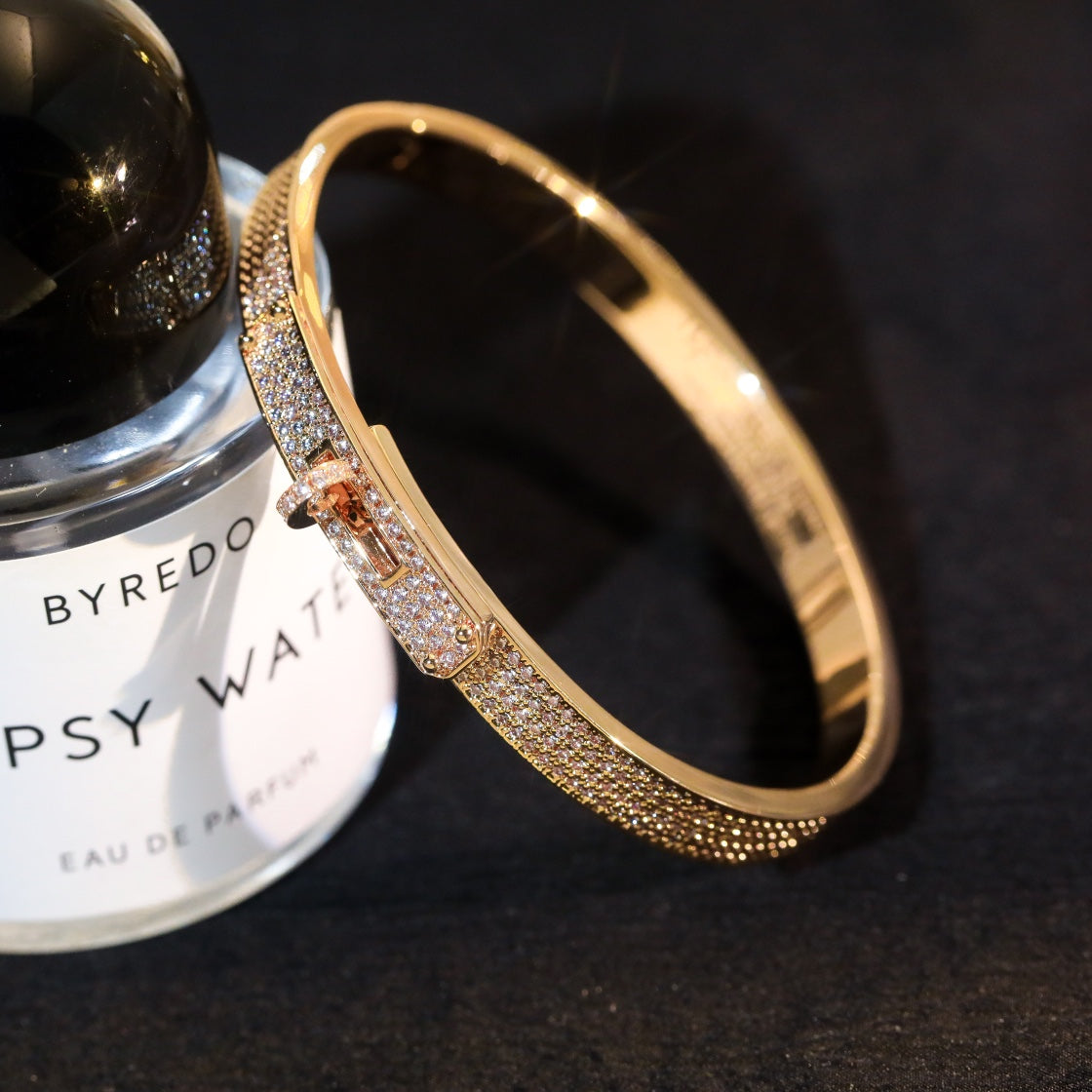 [LUXE JEWELRY]KELLY BRACELET DIAMOND PAVED