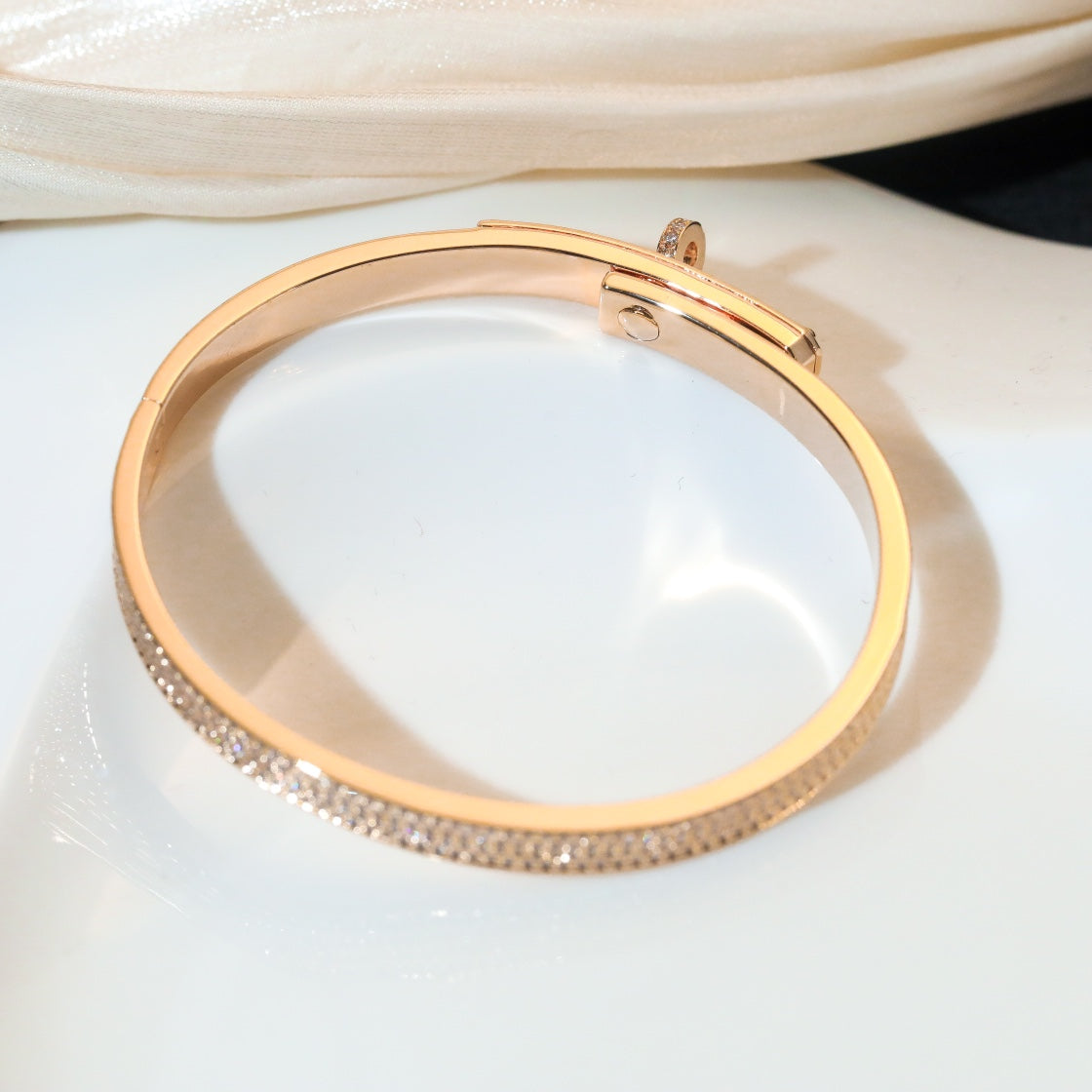 [LUXE JEWELRY]KELLY BRACELET DIAMOND PAVED