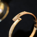 [LUXE JEWELRY]KELLY BRACELET DIAMOND PAVED