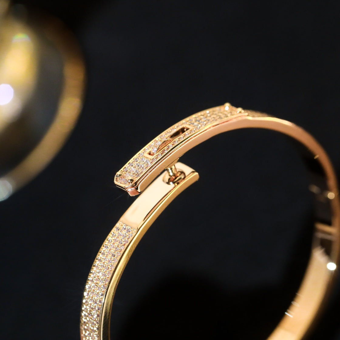 [LUXE JEWELRY]KELLY BRACELET DIAMOND PAVED