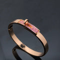 [LUXE JEWELRY]KELLY BRACELET PINK DIAMOND