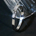 [LUXE JEWELRY]KELLY SILVER DIAMOND BRACELET