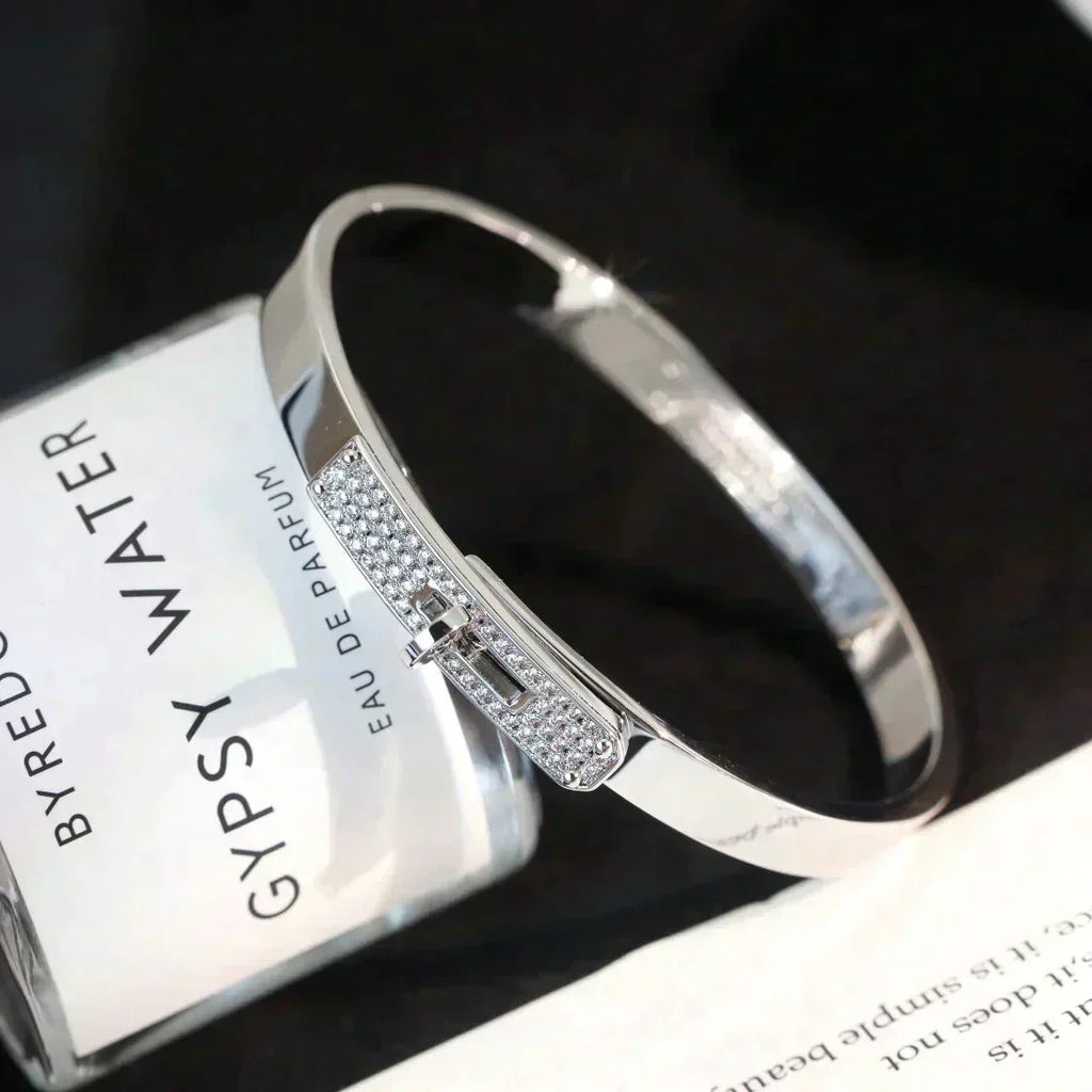 [LUXE JEWELRY]KELLY SILVER DIAMOND BRACELET