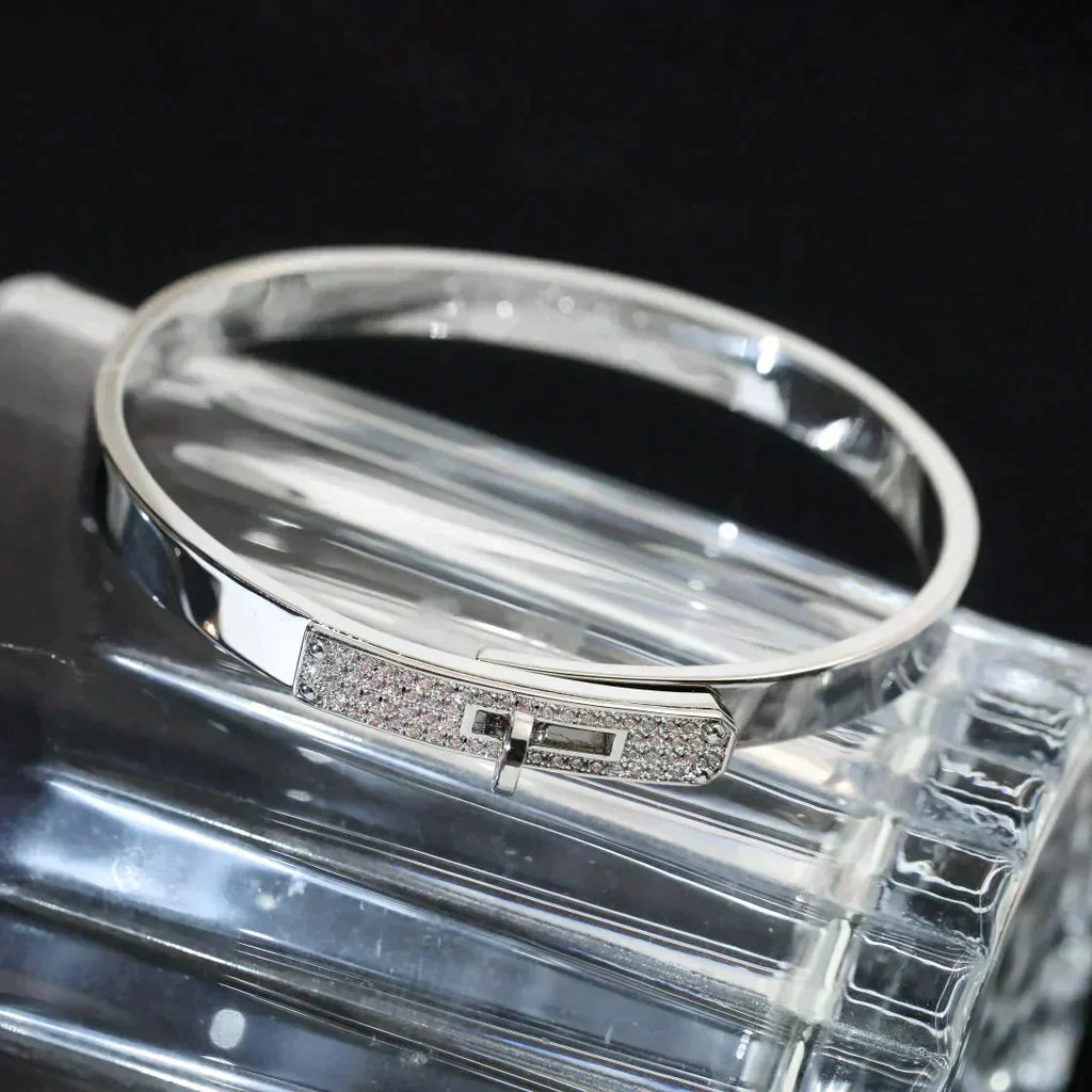 [LUXE JEWELRY]KELLY SILVER DIAMOND BRACELET