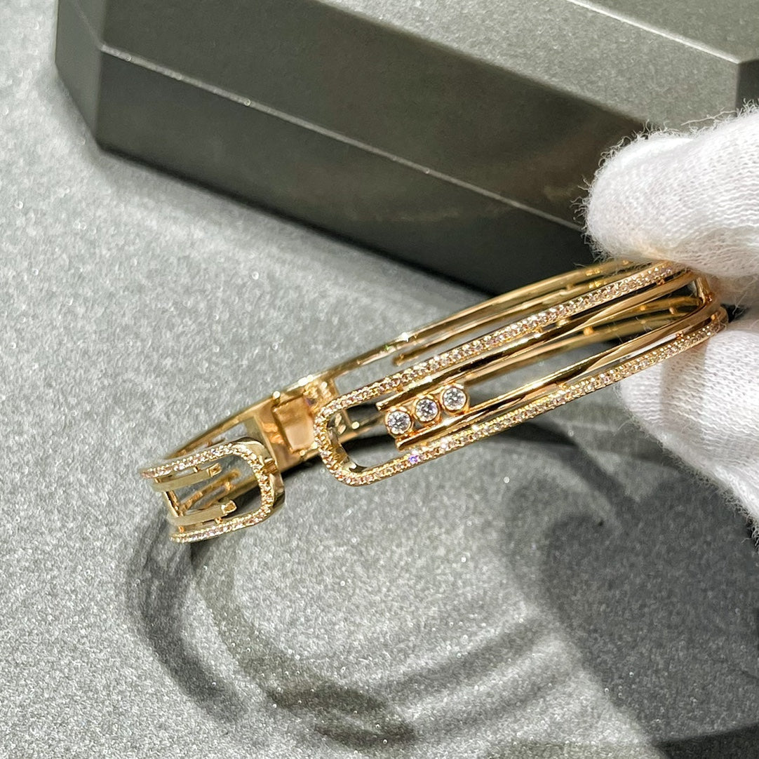 [Luxe Jewellery] MOVE 10TH PAVED DIAMOND BRACELET