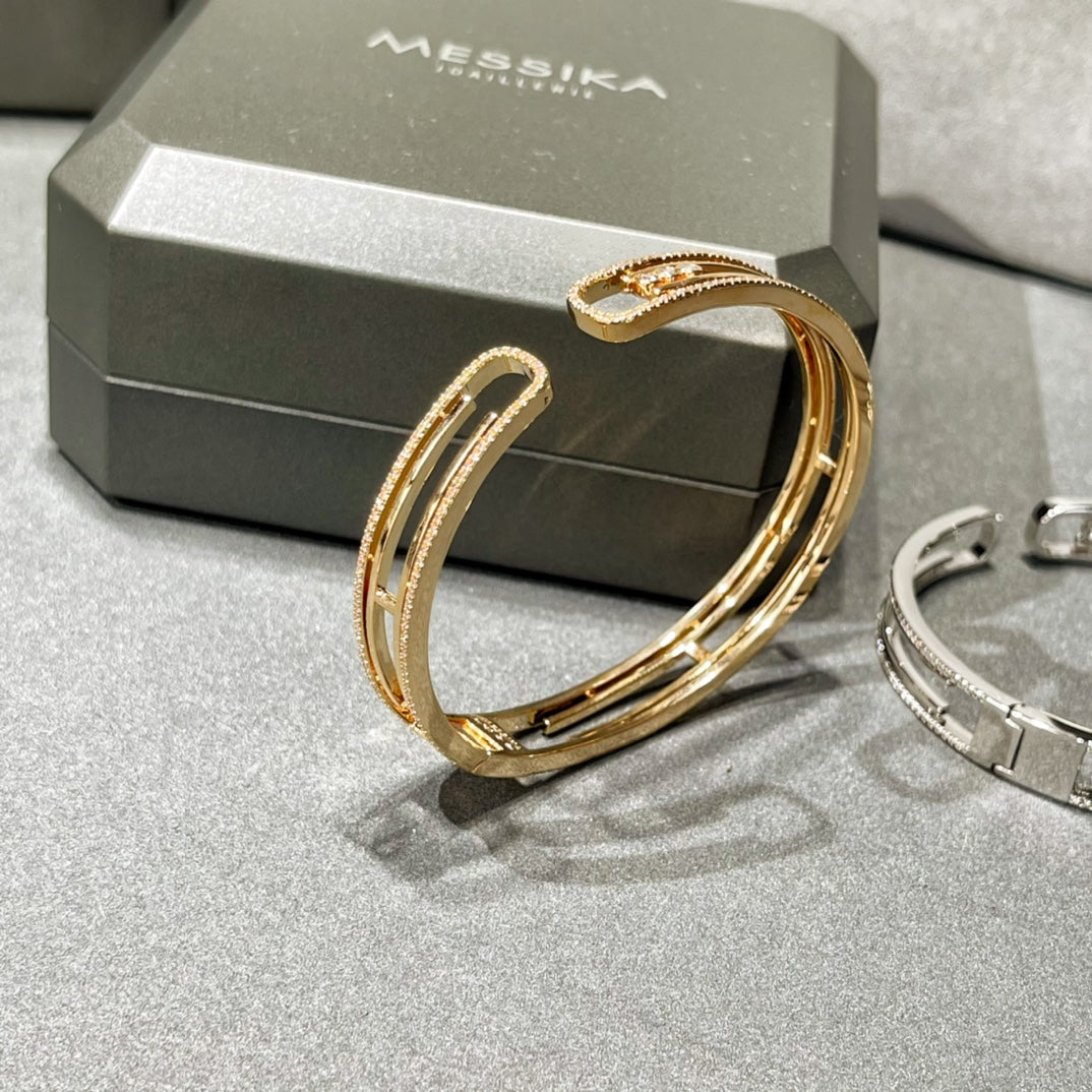 [Luxe Jewellery] MOVE 10TH PAVED DIAMOND BRACELET
