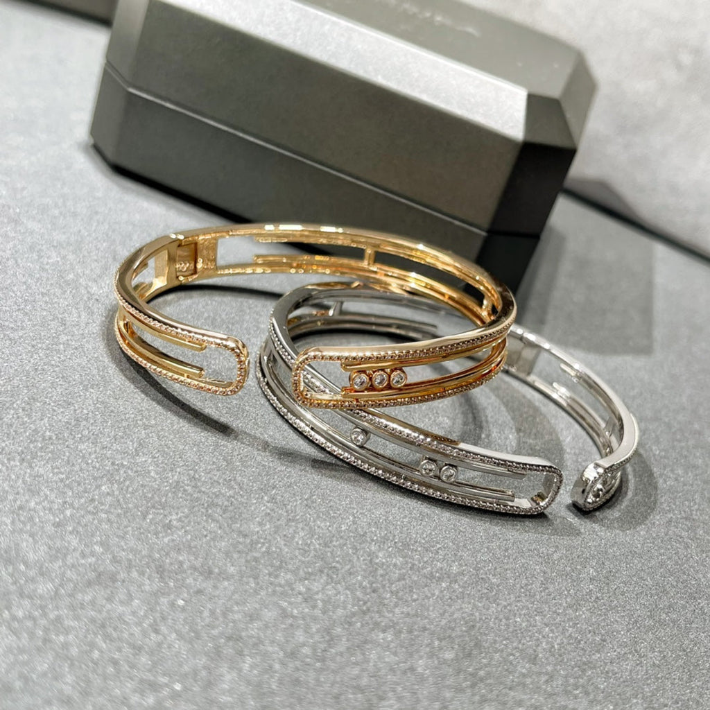 [LUXE JEWELRY]MOVE 10TH PAVED DIAMOND BRACELET