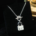 [LUXE JEWELRY]POP H PEDANT SILVER NECKLACE