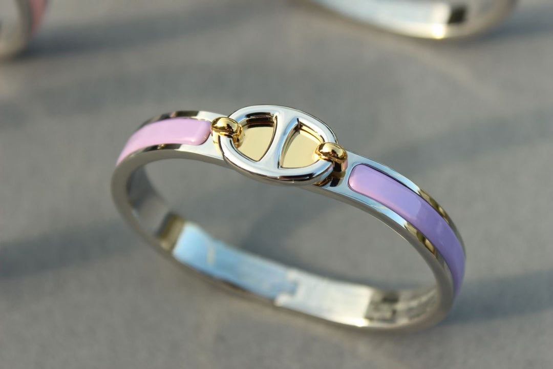 [LUXE JEWELRY]CLIC CHAINE SILVER BRACELET