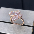 [LUXE JEWELRY]BUTTERFLY PINK GOLD DIAMOND RING