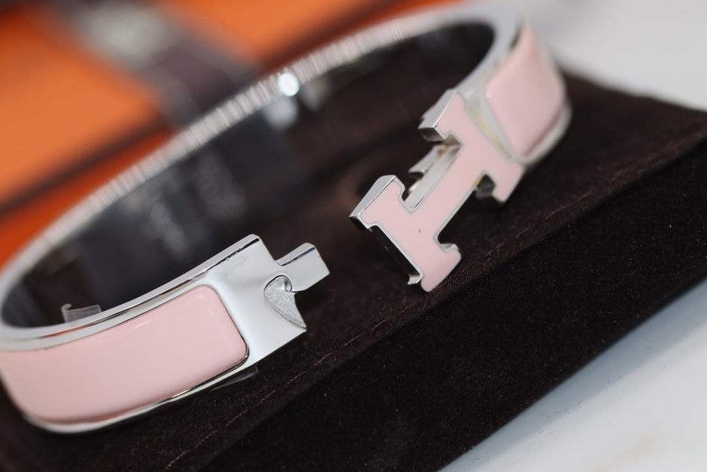 [LUXE JEWELRY]H BRACELET 12MM PINK