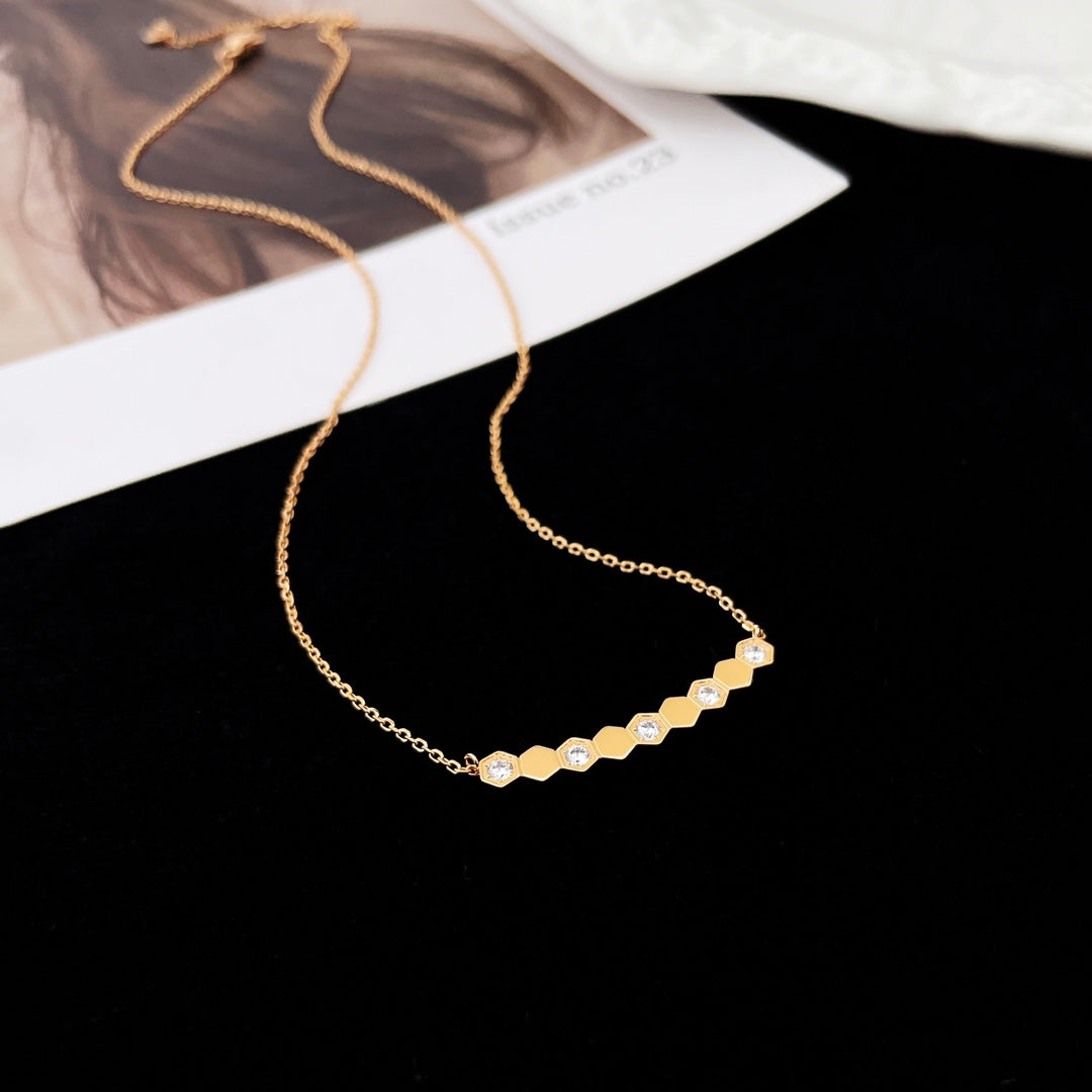 [LUXE JEWELRY]BEE MY LOVE DIAMOND NECKLACE