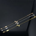 [LUXE JEWELRY]VOLT LV LOGO BRACELET