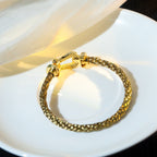 [LUXE JEWELRY]FORCE 10 GOLD GREEN DIAMOND PAVED