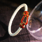 [LUXE JEWELRY]FORCE 10 WHITE TEXTILE DIAMOND PAVED