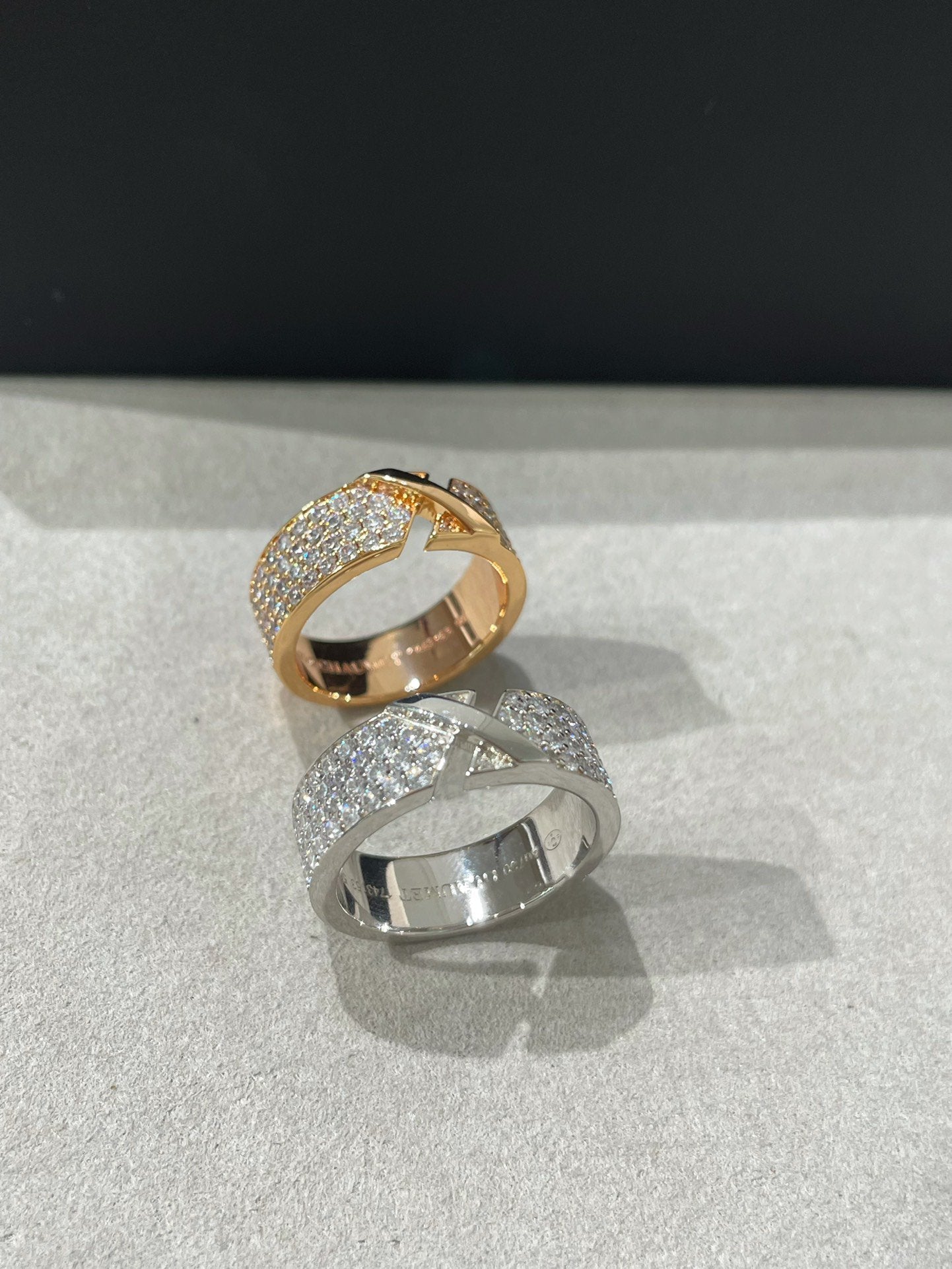 [LUXE JEWELRY]LIENS EVIDENCE  DIAMOND PAVED RING
