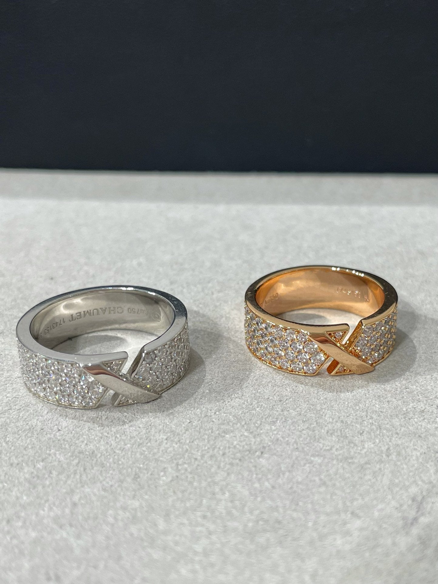 [LUXE JEWELRY]LIENS EVIDENCE  DIAMOND PAVED RING
