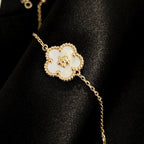 [LUXE JEWELRY]LUCKY SPRING ROSE GOLD MOP BRACELET