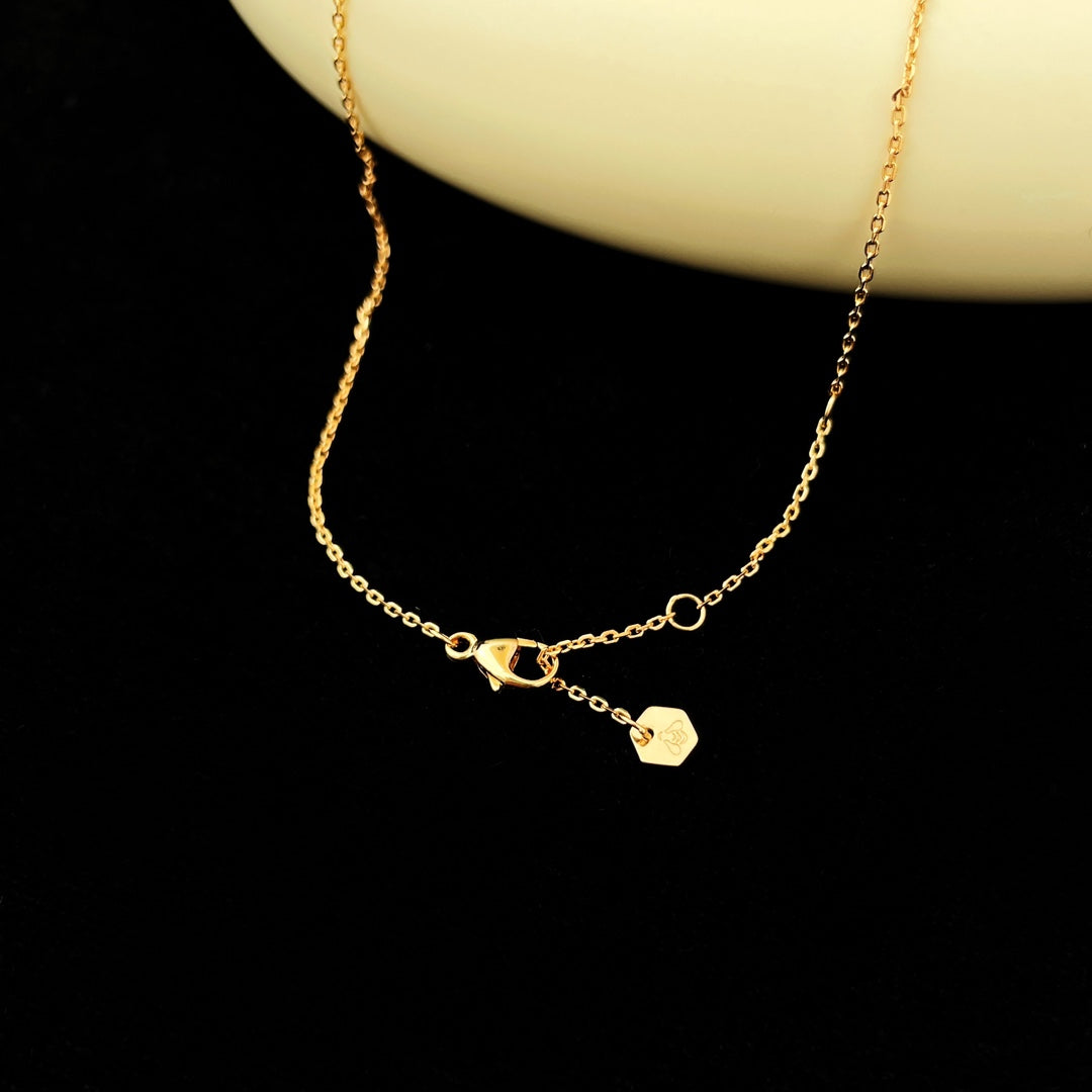 [LUXE JEWELRY]BEE MINI PEDANT DIAMOND NECKLACE