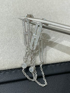 [LUXE JEWELRY]CHAINE CHAOS DIAMOND DROP EARRINGS