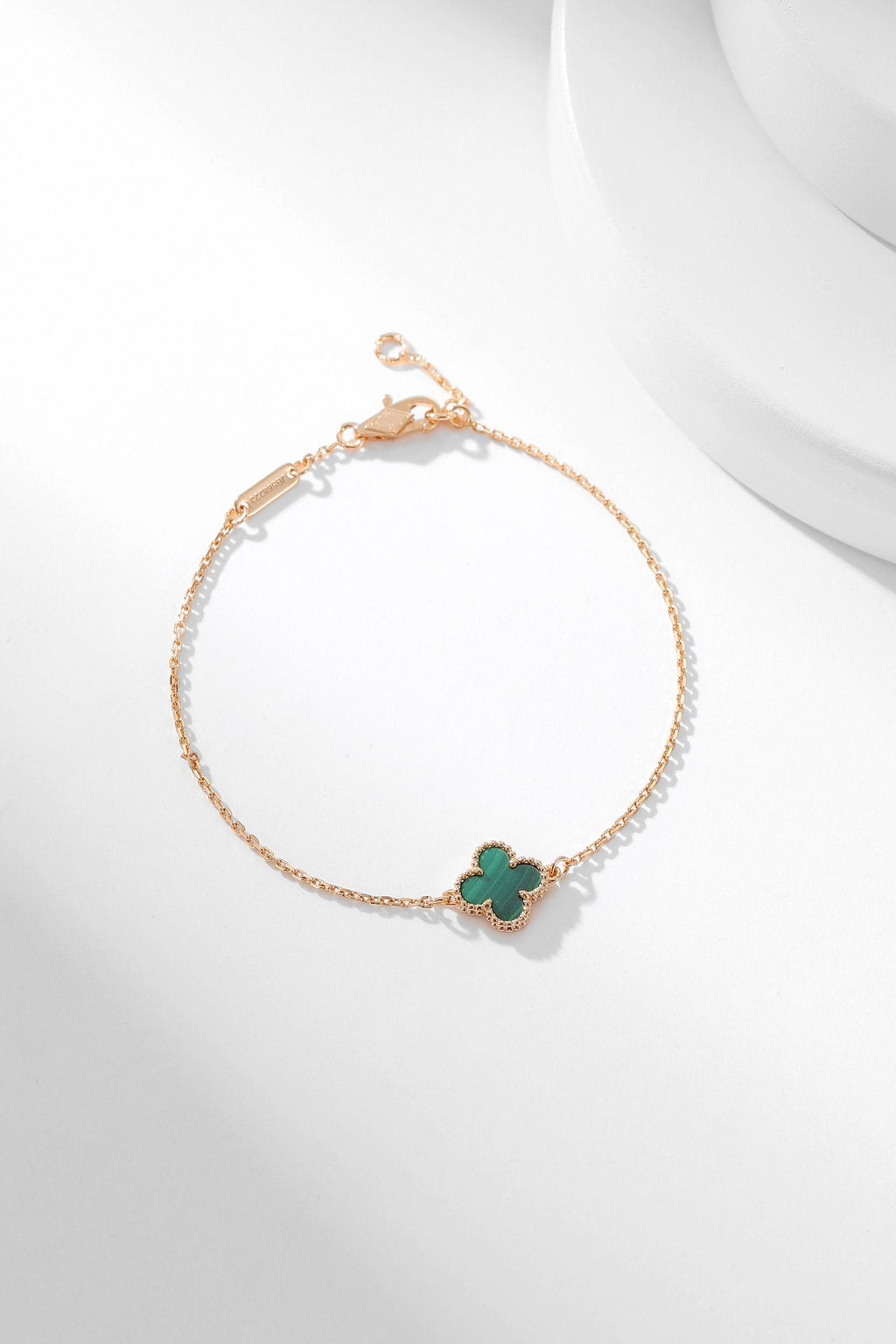 [LUXE JEWELRY]CLOVER BRACELET MALACHITE 1 MOTIF