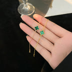 [LUXE JEWELRY]CLOVER BRACELET MALACHITE 1 MOTIF