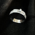 [LUXE JEWELRY]KELLY SILVER DIAMOND RING