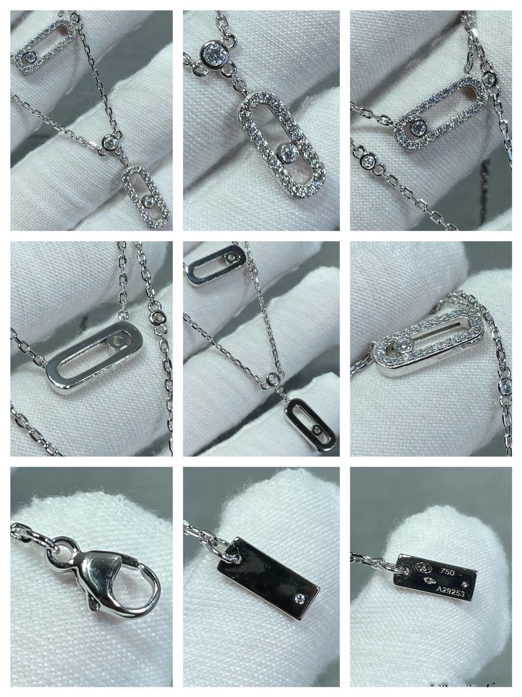 [Luxe Jewellery] MOVE 2 ROW DIAMOND NECKLACE