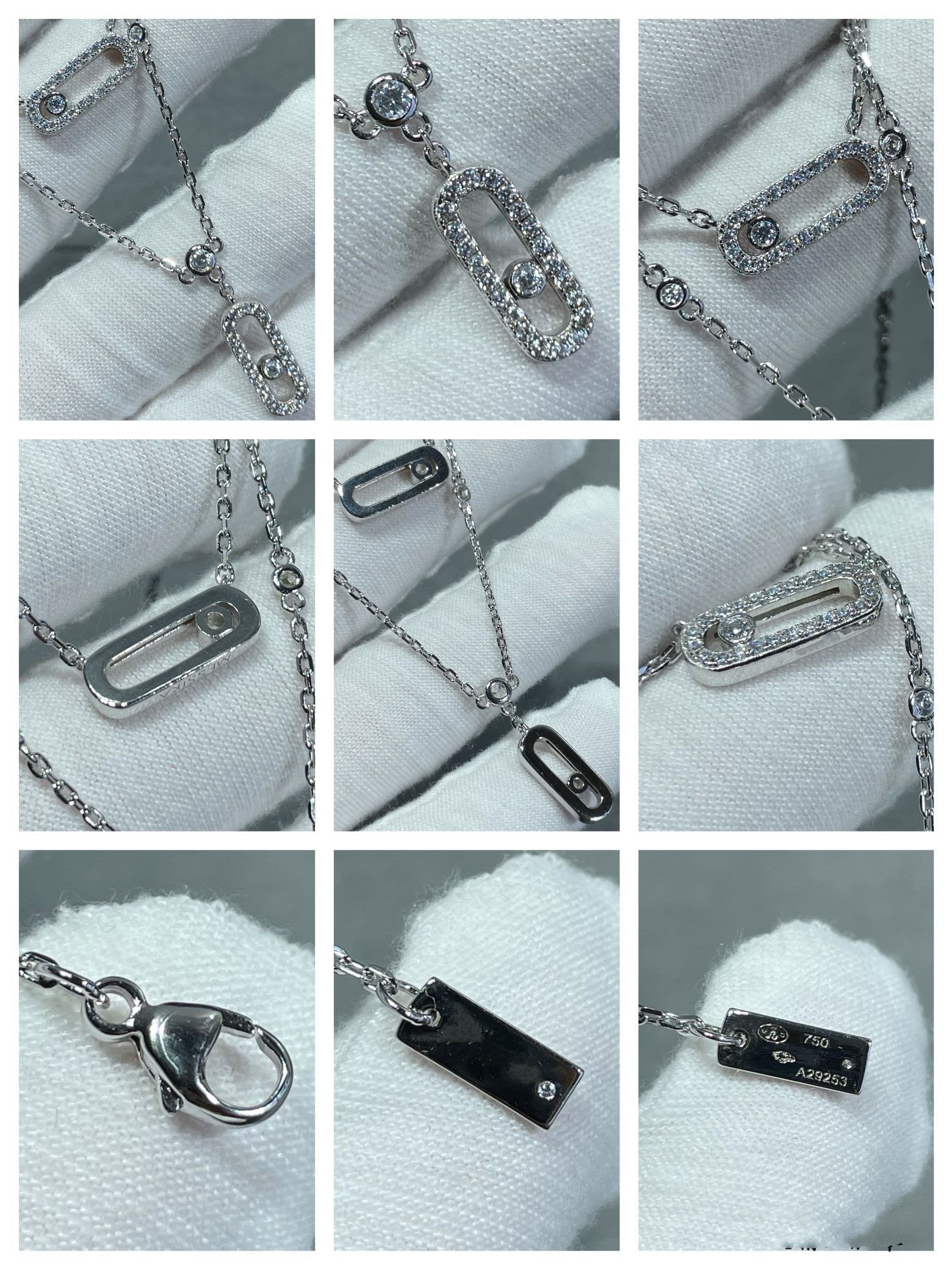 [Luxe Jewellery] MOVE 2 ROW DIAMOND NECKLACE