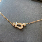 [LUXE JEWELRY]FORCE 10 DIAMOND PINK GOLD NECKLACE MINI MODEL