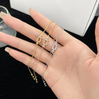 [LUXE JEWELRY]FORCE 10 FULL DIAMOND BUCKLE CHAIN LINK MINI MODEL