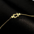 [LUXE JEWELRY]FORCE 10 FULL DIAMOND BUCKLE CHAIN LINK MINI MODEL