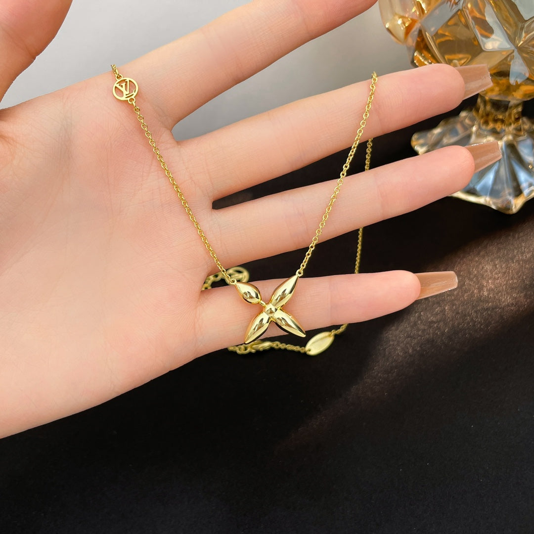 [LUXE JEWELRY]LOUISETTE GOLD NECKLACE