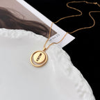 [Luxe Jewellery] LUCKY MOVE MOP PINK GOLD NECKLACE