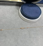 [LUXE JEWELRY]FORCE 10 DIAMOND CHAIN LINK PINK GOLD BRACELET