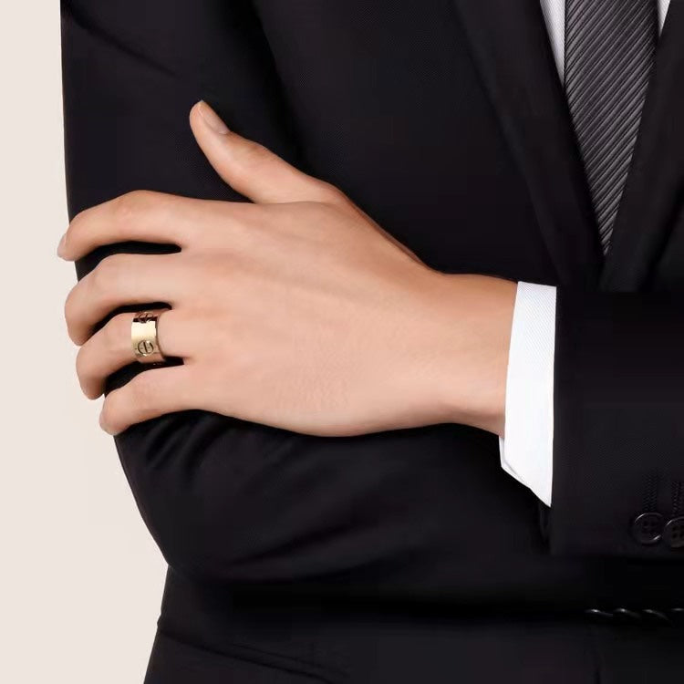 [LUXE JEWELRY] LOVE 11MM LARGE RING