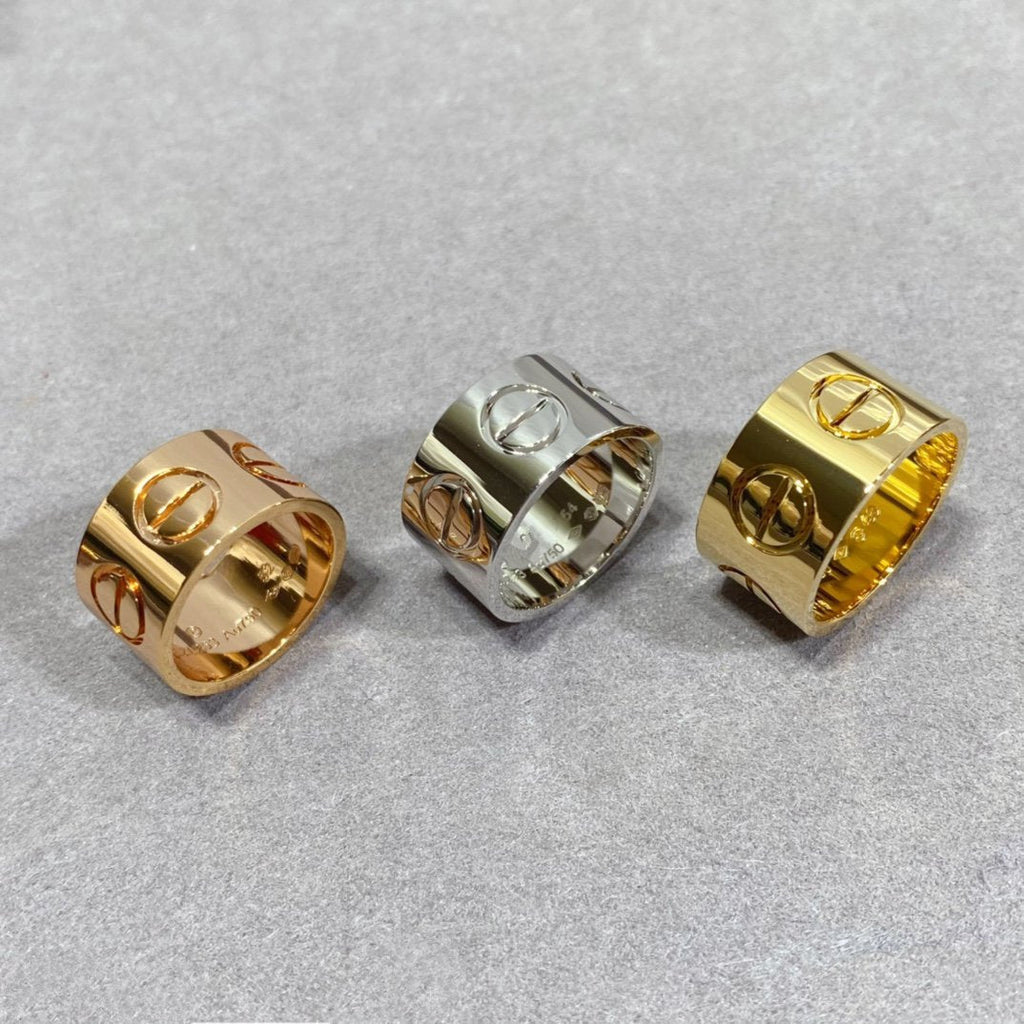 [LUXE JEWELRY] LOVE 11MM LARGE RING