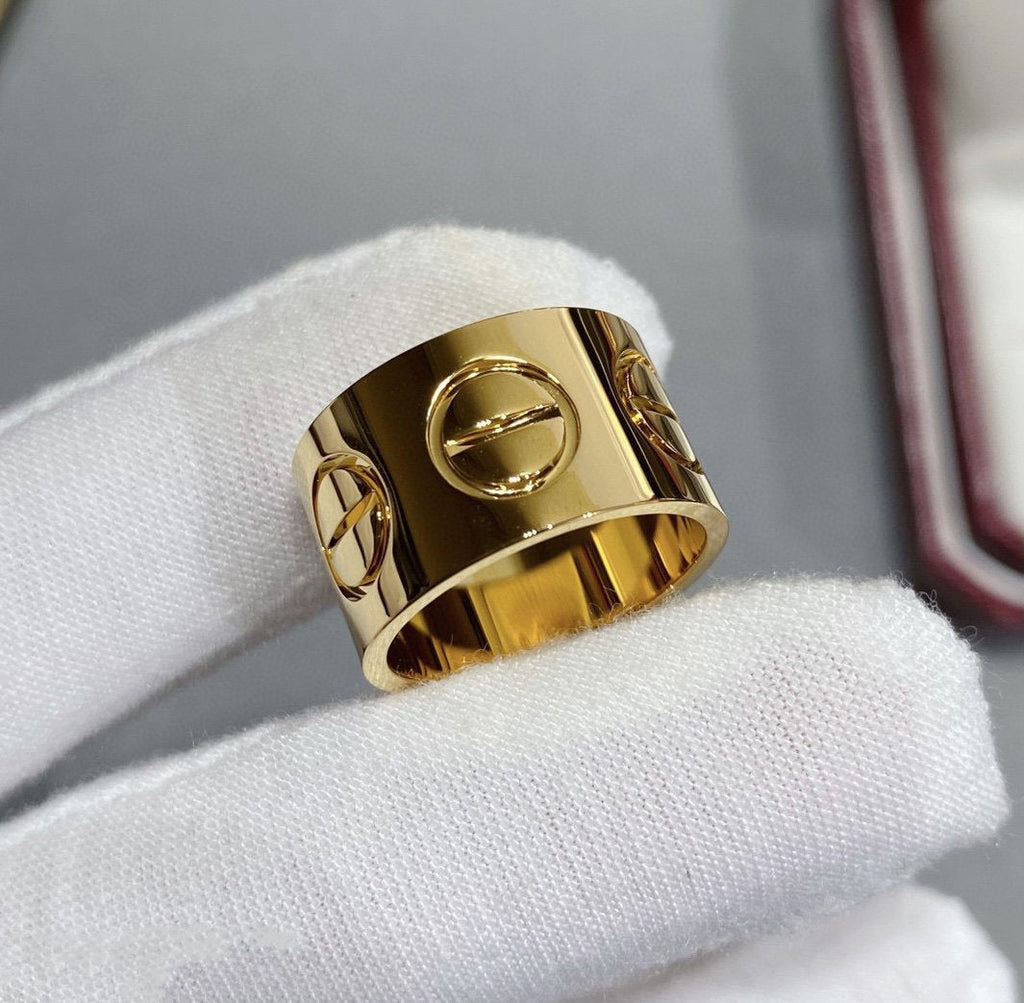 [LUXE JEWELRY] LOVE 11MM LARGE RING