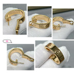 [LUXE JEWELRY] LOVE 5.5MM EARRINGS