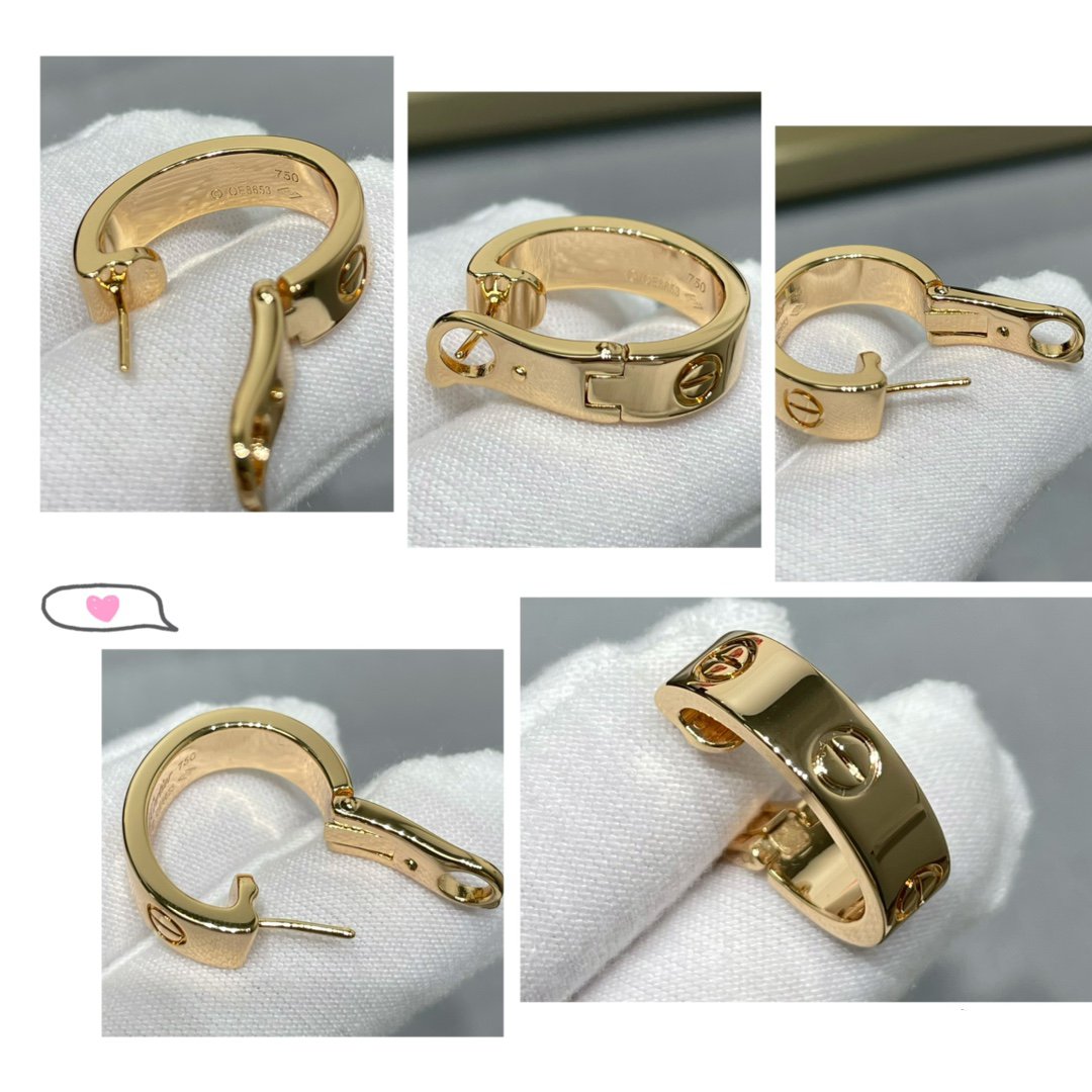 [LUXE JEWELRY] LOVE 5.5MM EARRINGS