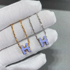 [LUXE JEWELRY]MINI POP H NECKLACE